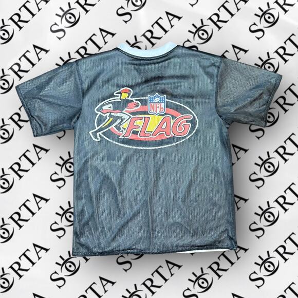 VTG Y2K NFL Atlanta Falcons Flag Football Reversible Practice Jersey Size S - Picture 4 of 16